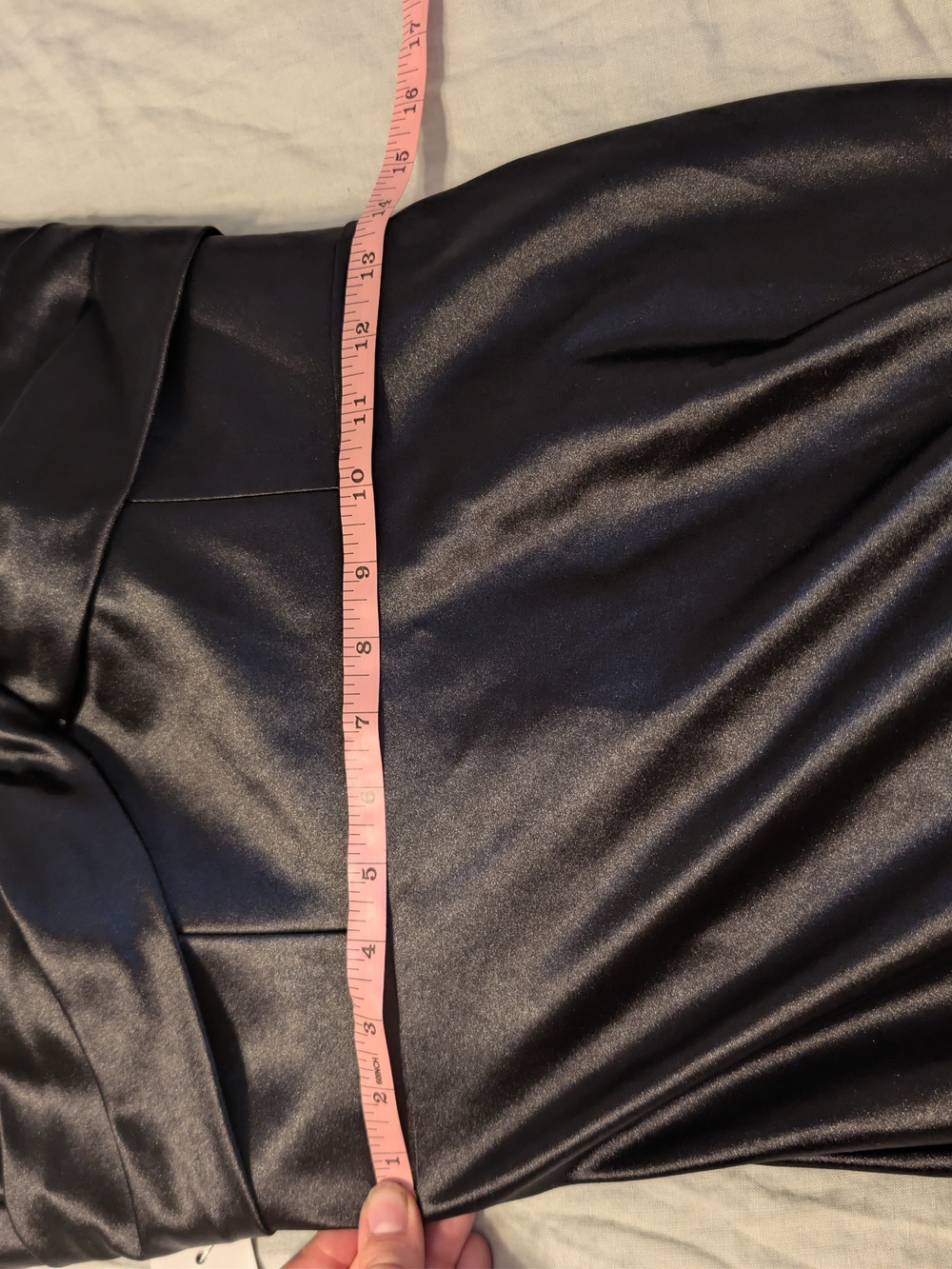 NWT Jovani Strapless Black Satin Tiered Tulle Mermaid Gown Sz 4 Formal Dress - Picture 9 of 10